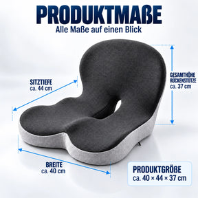 ErgoSitz™ Orthopädisches 5-Zonen Sitzkissen